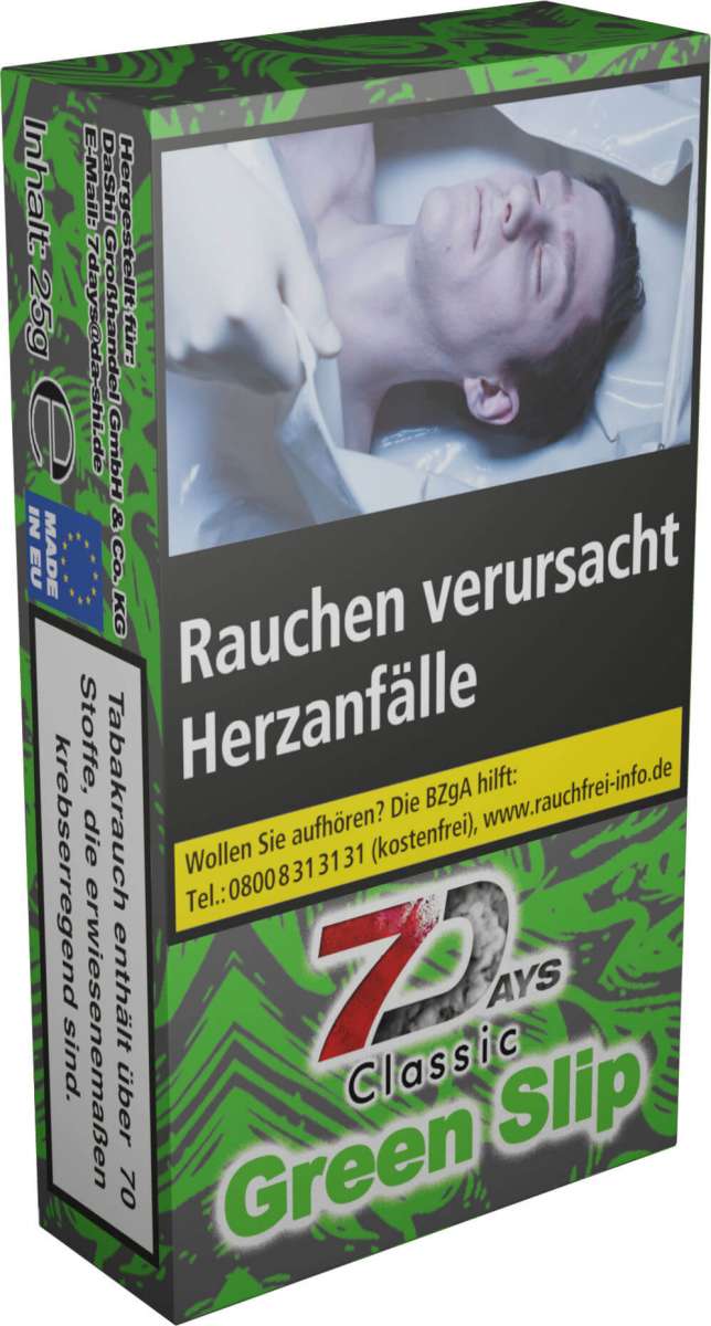 7Days Classic - Green Slip - 25 Gramm