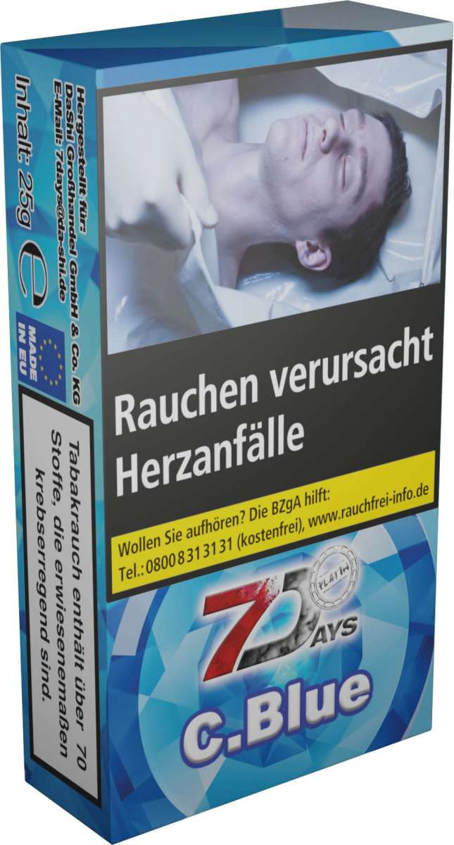 7Days Platin - Cold Blue - 25 Gramm